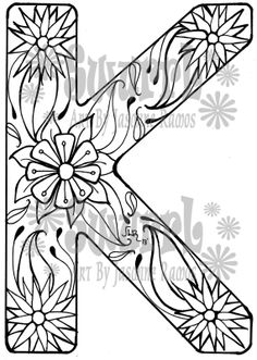 236x331 Monogram Letter W Original Giclee Print Of Pen And Ink By Swurrl