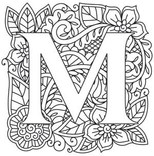 300x305 Craft Delicate Charm With This Mehndi Style Letter! Downloadss