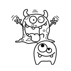 Monster Coloring Pages