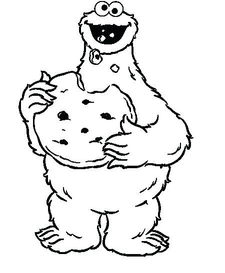 450x547 Cookie Monster Coloring Page Cookie Monster Holding A Lot Of Cake