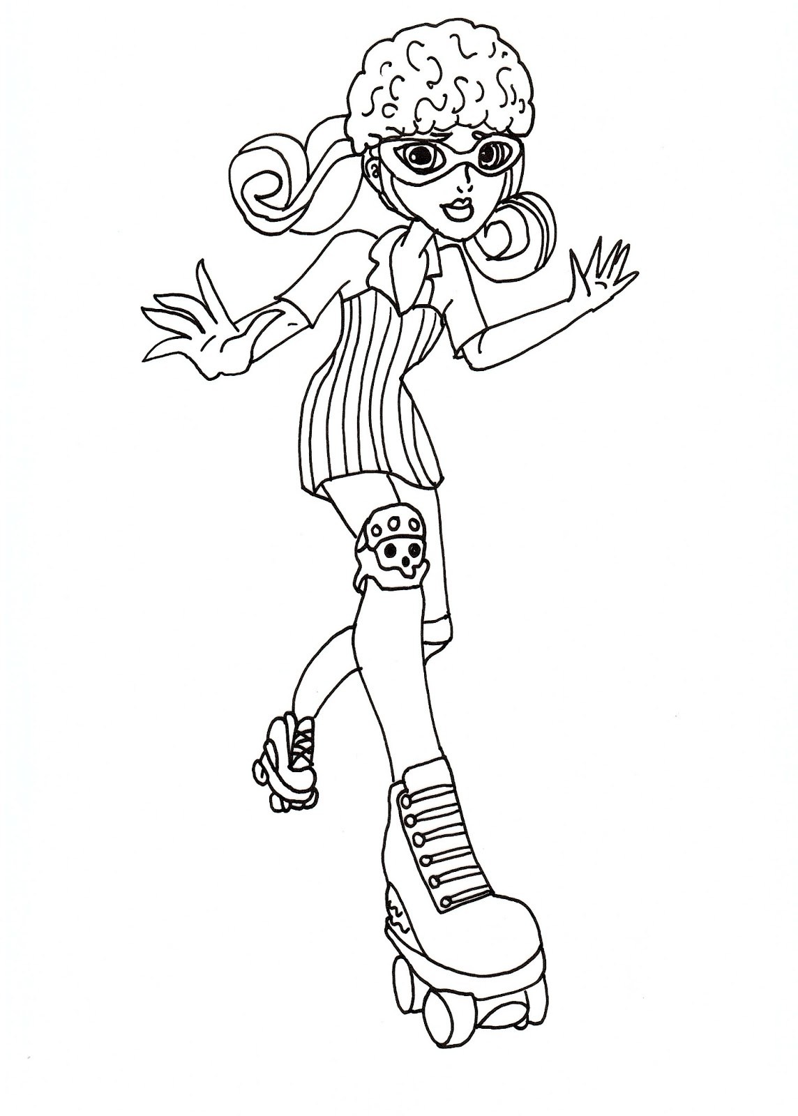 1144x1600 Monster High 13 Wishes Coloring Pages