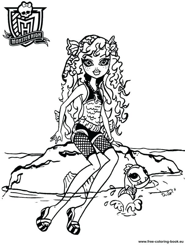 606x800 Coloring Pages Of Monster High Professional