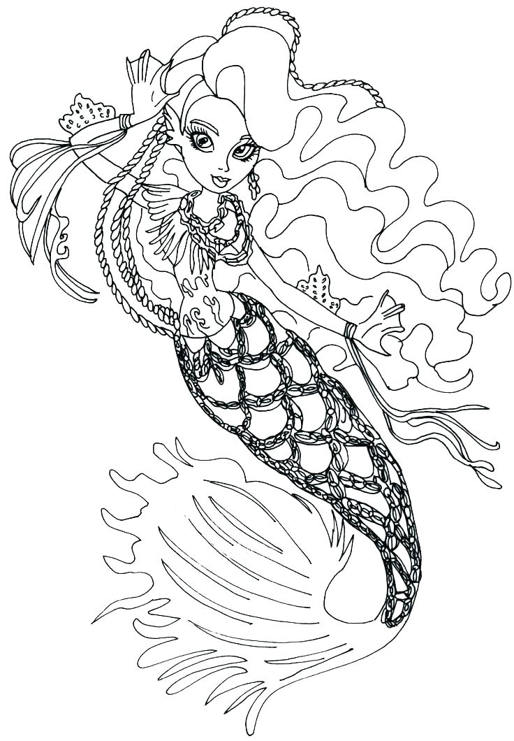 736x1060 Monster High Coloring Pages 13 Wishes