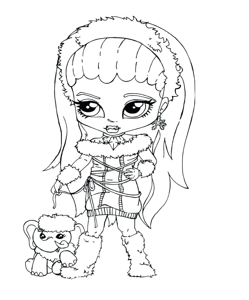 803x970 Monster High Catty Noir Printable Coloring Pages Baby 6 Many