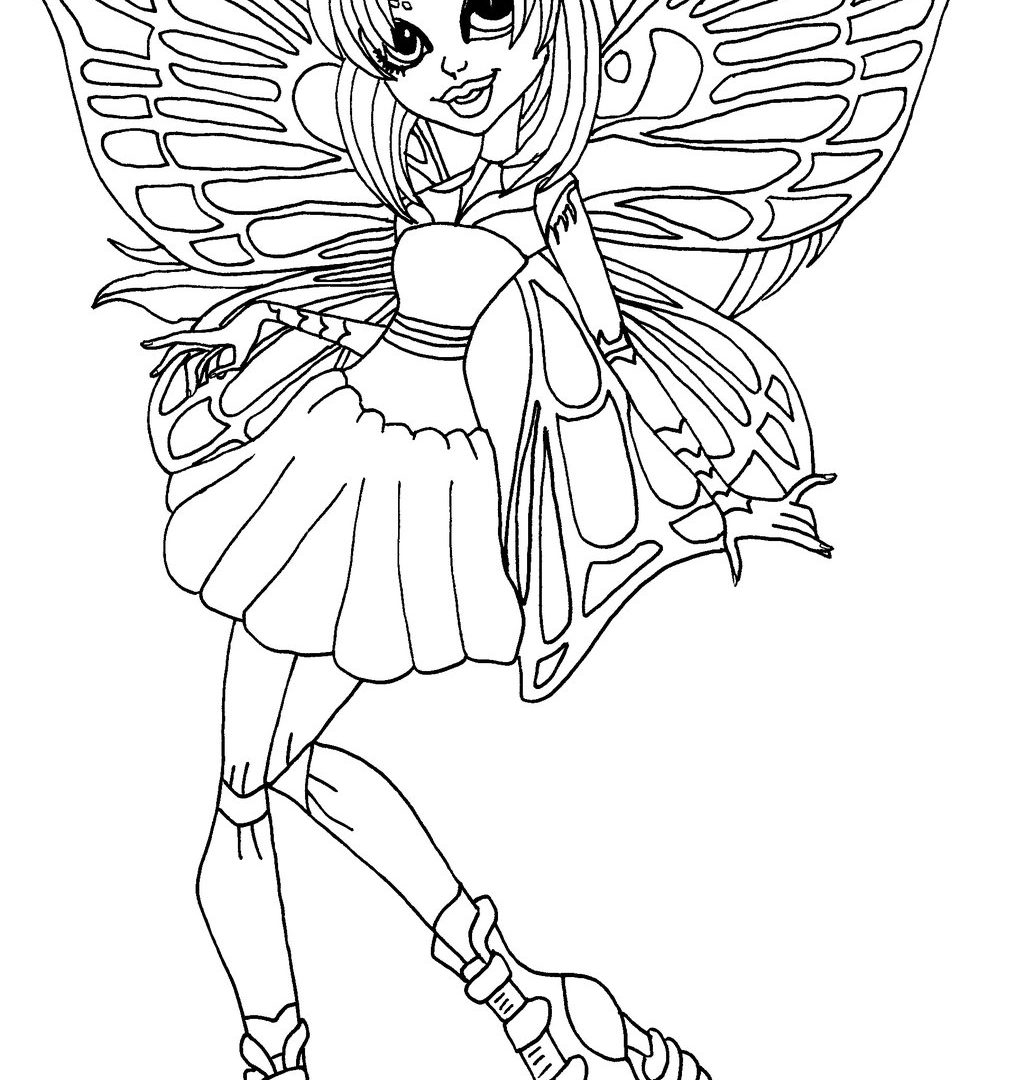 1024x1080 Brilliant Monster High Coloring Page Pages To Colour Online Free