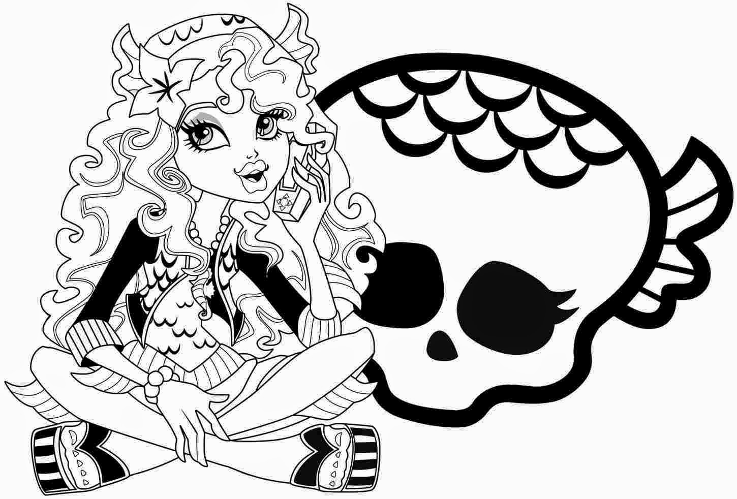 1450x982 Monster High Characters Coloring Pages