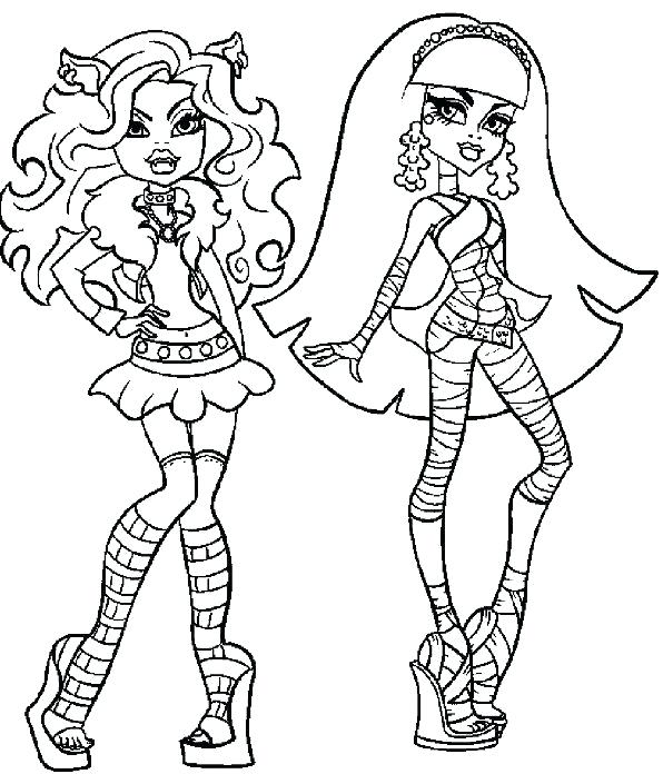 596x705 Clawdeen Wolf Coloring Pages Wolf Color Pages Winged Wolf Cub By