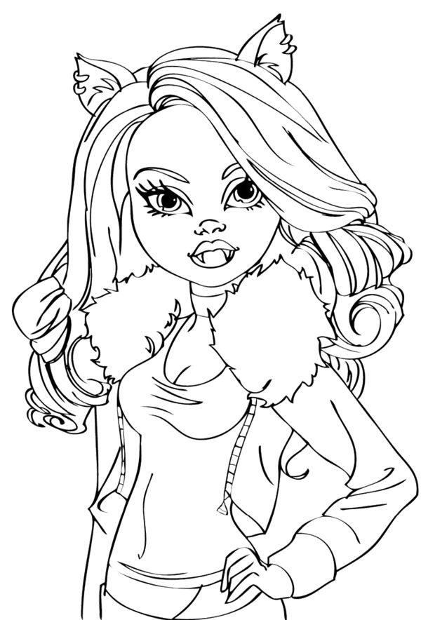 Monster High Coloring Pages