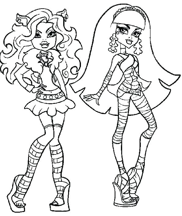 596x705 Minimalist Monster High Coloring Pages Baby Best Of Color Page