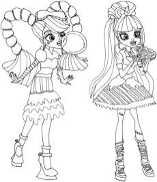 230x266 All Characters Of Monster High Printable Coloring Page Coloring
