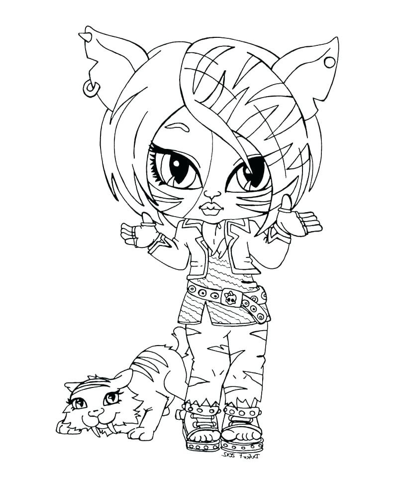 800x978 Monster High Coloring Pages Clawdeen Wolf And Wolf Monster High