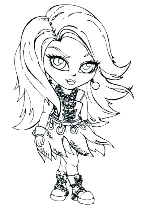500x691 Frankie Stein Coloring Pages Cute Stein Monster High Coloring Page