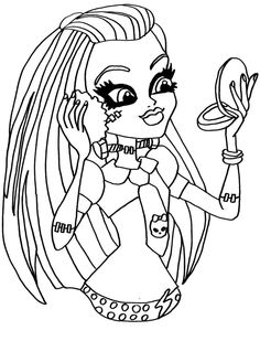236x309 Monster High, Monster High Character Draculaura Coloring Page