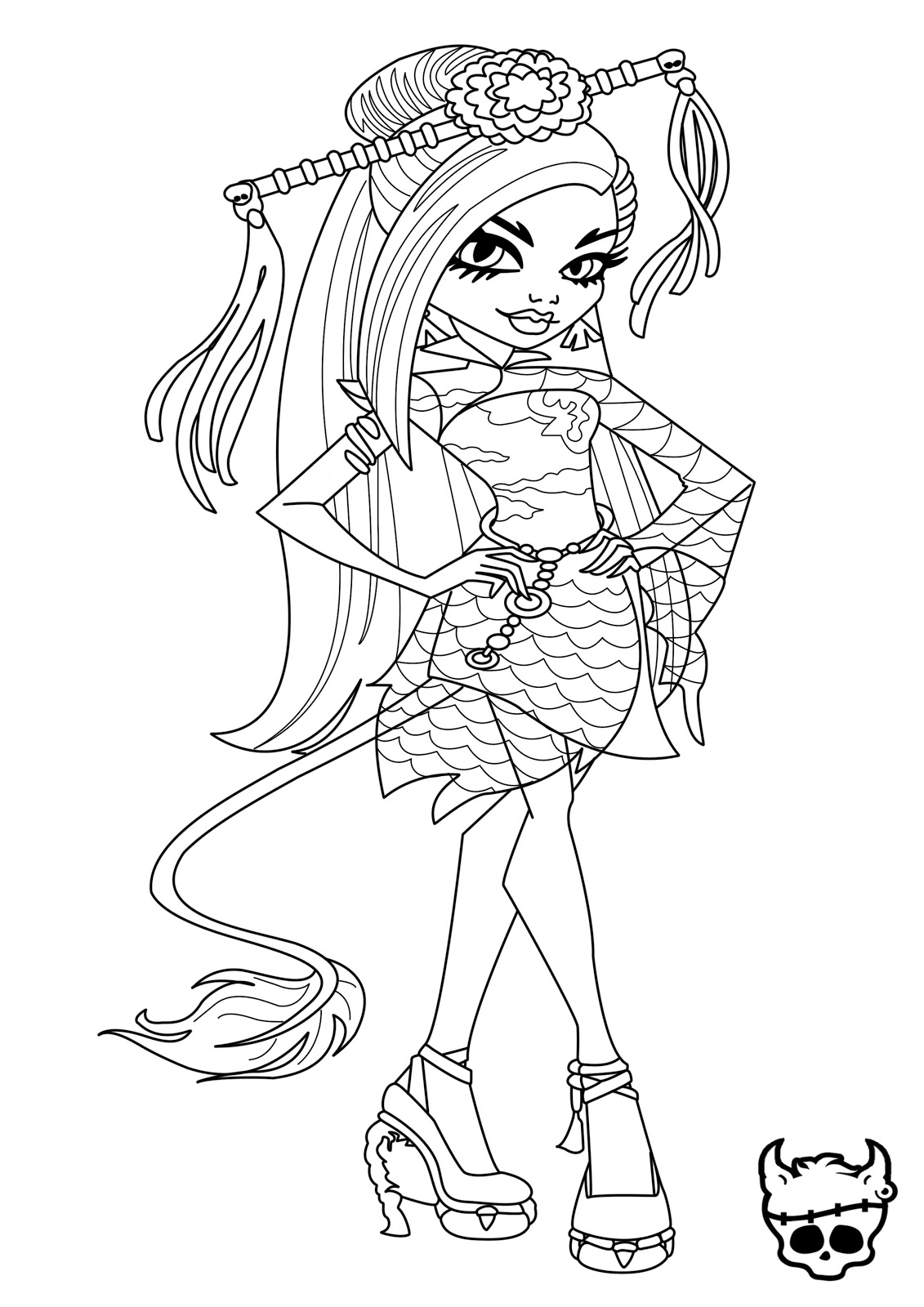 1131x1600 Baby Monster High Coloring Pages Monster High News Corloring