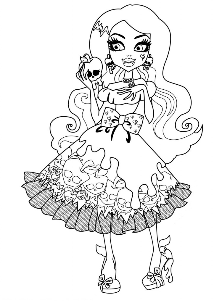 Monster High Coloring Pages Pdf