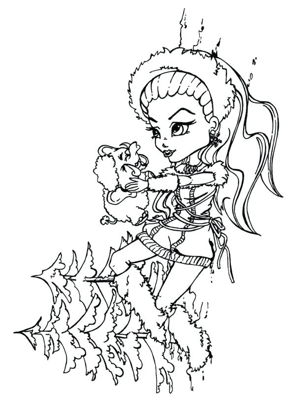 579x800 Monster High Coloring Pages As Well As Little Boy Monster High
