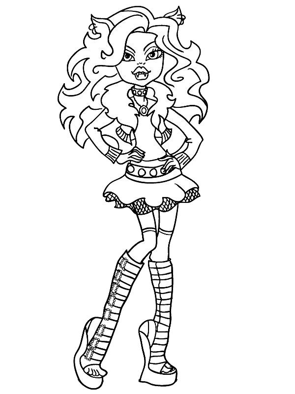 600x800 Kids N 32 Coloring Pages Of Monster High
