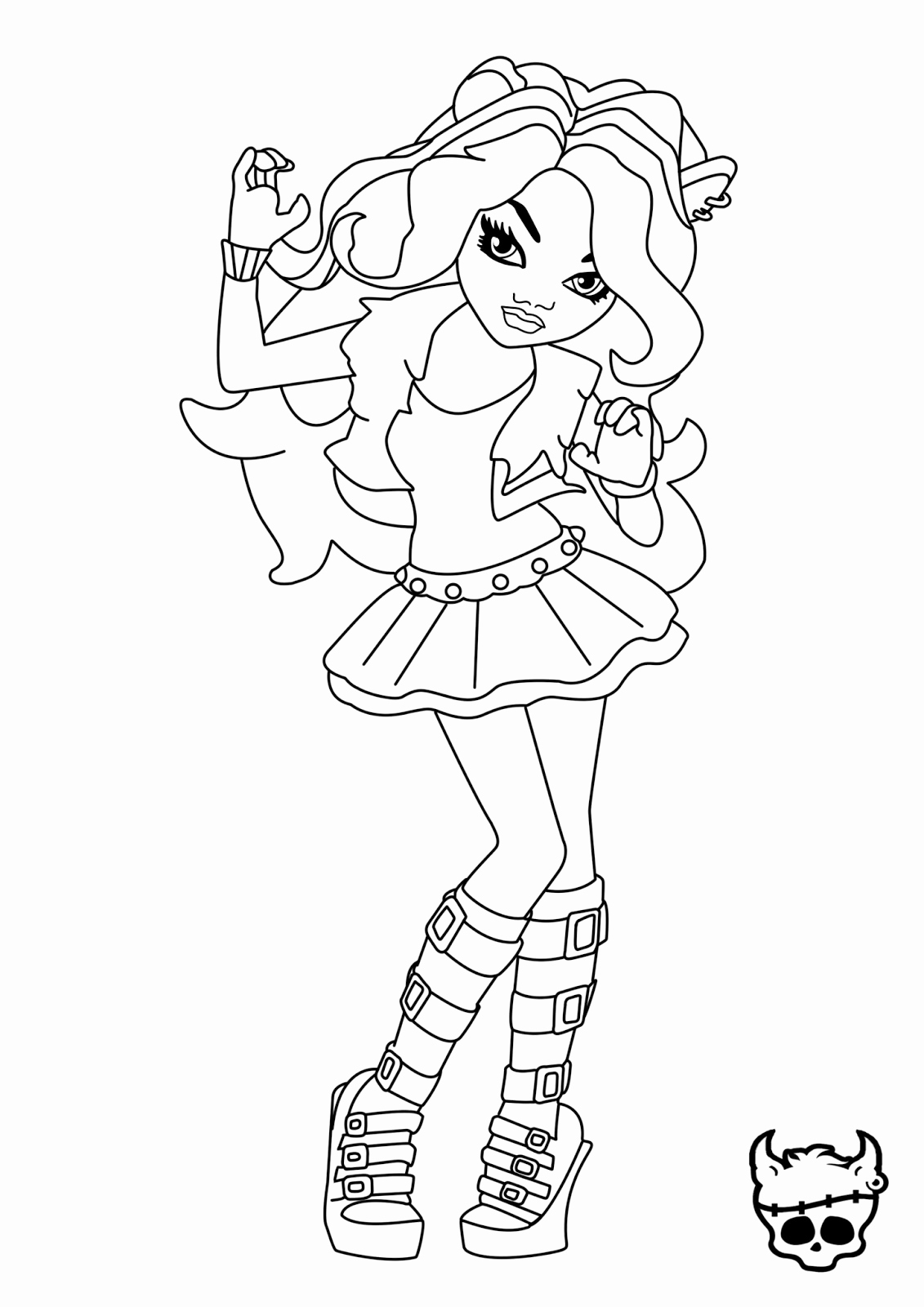 1131x1600 Monster High Coloring Pages Scaris Ohmygirl.us