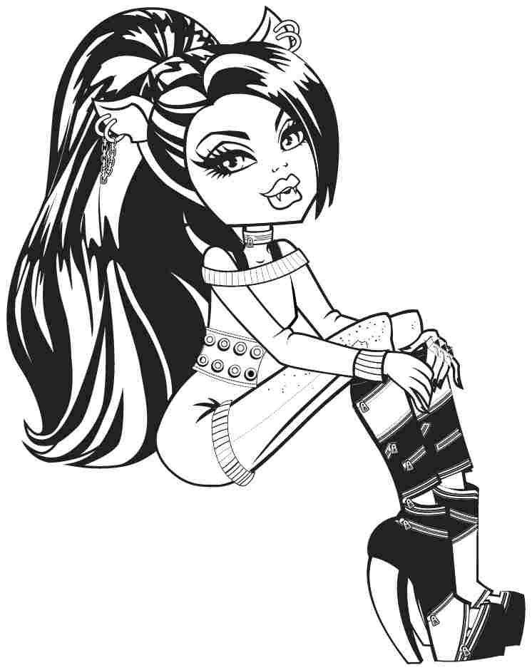 Monster High Coloring Pages To Print