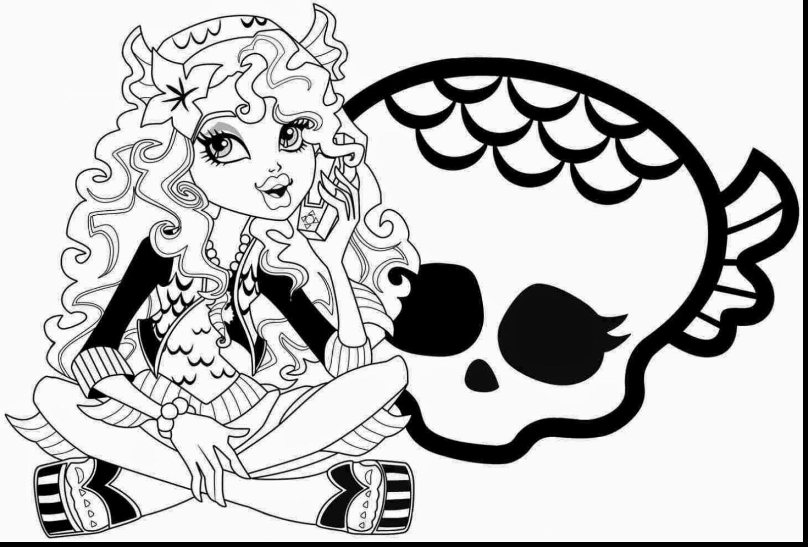 1595x1080 Monster High Printable Coloring Pages Free