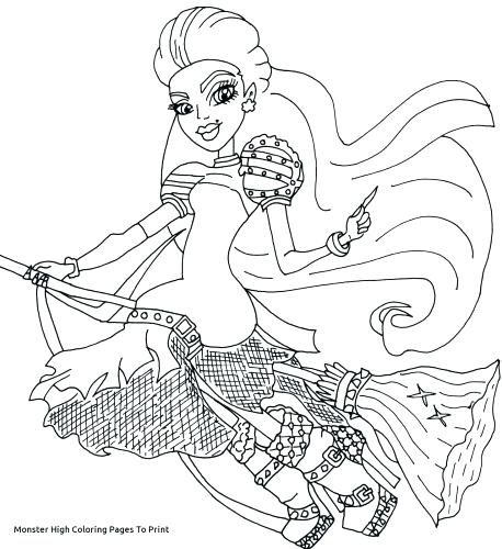 458x500 Free Monster High Coloring Pages Wolf Monster High Coloring Pages