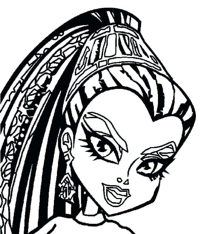 685x800 Printable Monster High Coloring Pages Monster High Free Printable