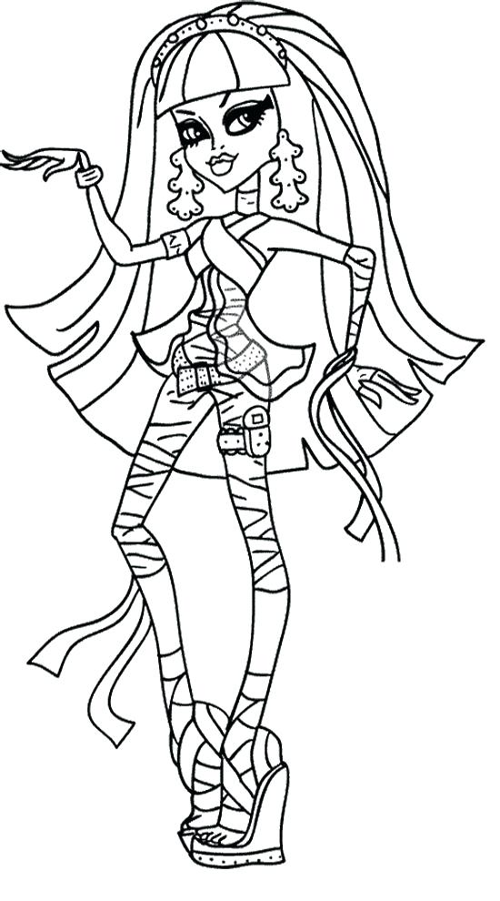 550x990 Monster High Draculaura Coloring Pages Monster High Coloring Pages