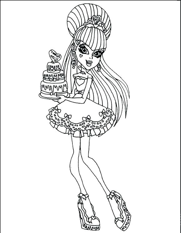 580x747 Draculaura Coloring Pages Coloring Page Monster High Baby