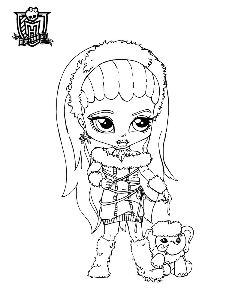 803x995 Monster High Coloring Pages 360coloringpages