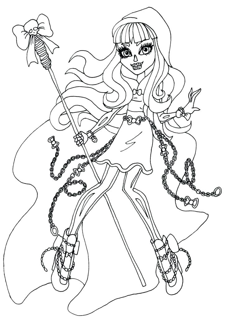 724x1024 Monster High Coloring Pictures Printable Kids Coloring Monster