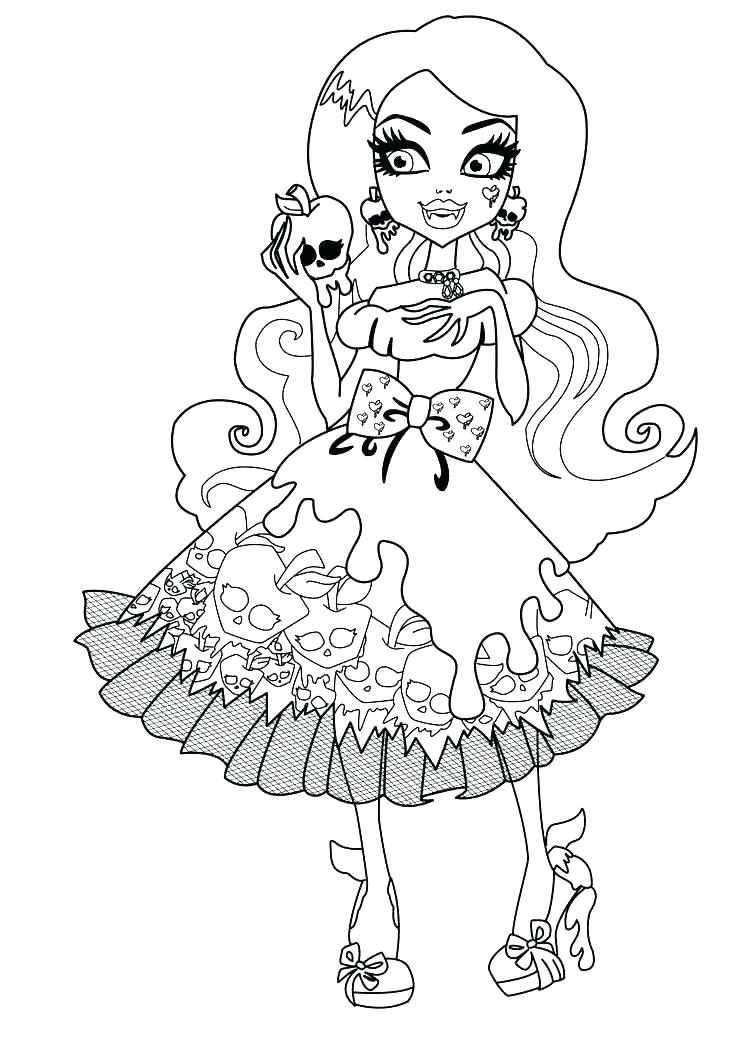736x1041 Monster High Coloring Page Paper Dolls Coloring Pages Doll