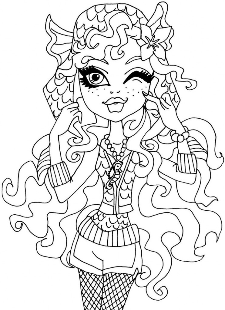 742x1024 Free Printable Monster High Coloring Pages Coloring Pages