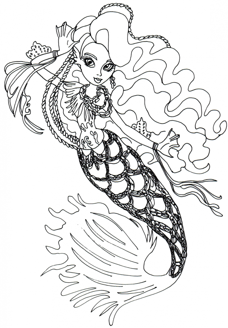 728x1049 Printable Monster High Coloring Pages Coloring