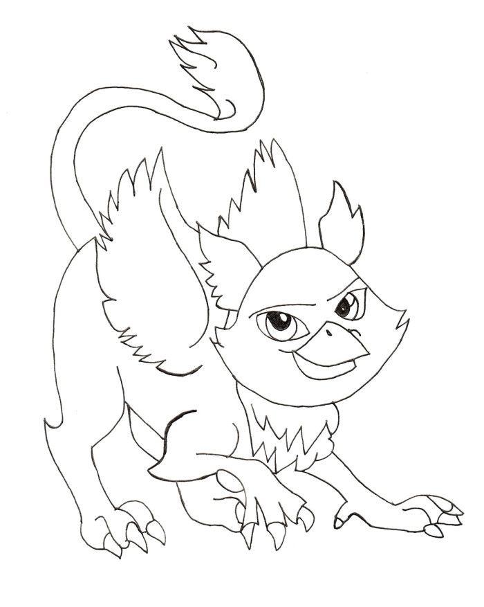 700x877 Monster Pet Rochelle Goyle Coloring Pages