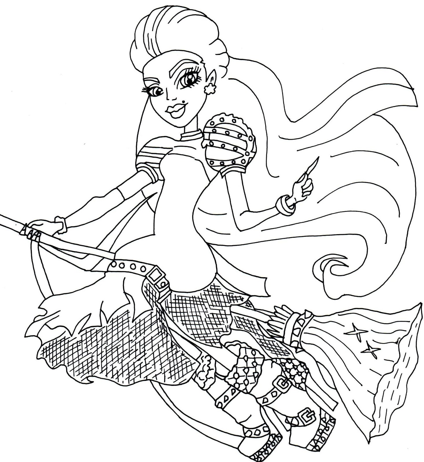 Monster High Printable Coloring Pages