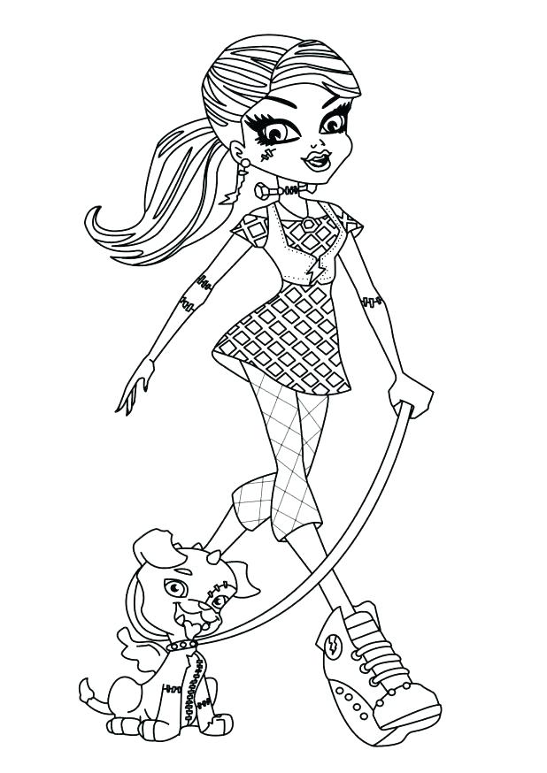 618x874 Lujo Coloring Pages Monster High Venus Adorno