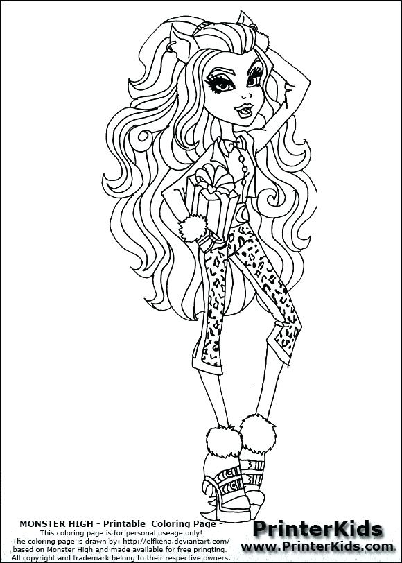 580x812 Monster High Venus Mcflytrap Printable Coloring Pages Kids