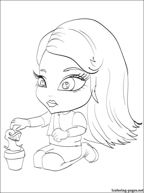 560x750 Venus Mcflytrap Monster High Coloring Pages