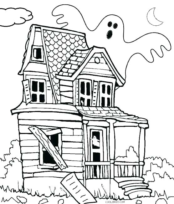 Monster House Coloring Page
