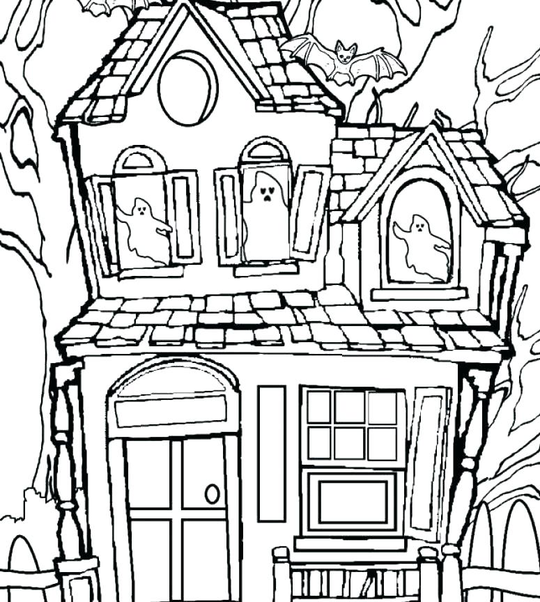 775x864 Monster House Coloring Pages