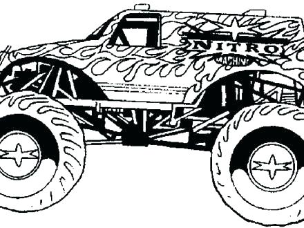 440x330 Monster Truck Color Pages Monster Truck Color Pages Monster Truck