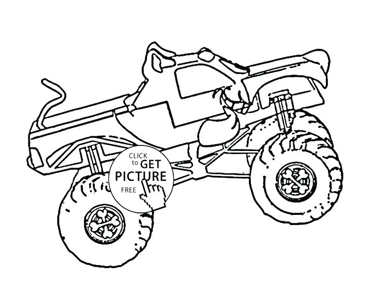 736x588 Grave Digger Coloring Page Grave Digger Monster Jam Truck Coloring