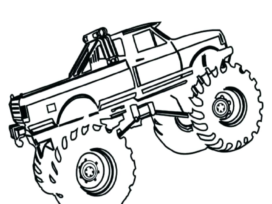 940x705 Grave Digger Monster Truck Coloring Pages Printable Also Coloring