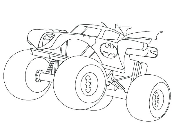 600x463 Grave Digger Monster Truck Coloring Pictures