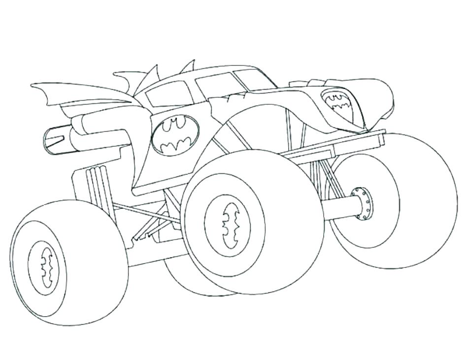 948x731 Monster Truck Coloring Page Monster Truck Pictures To Color