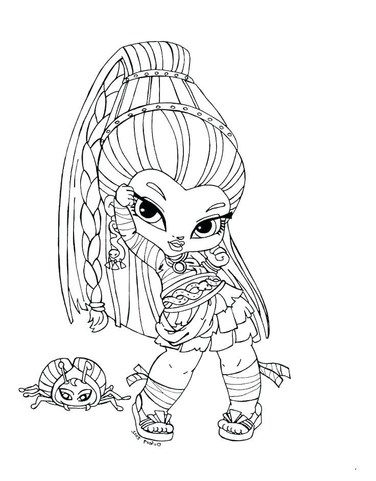 736x941 Monster High Coloring Pages Free Cliptext.co