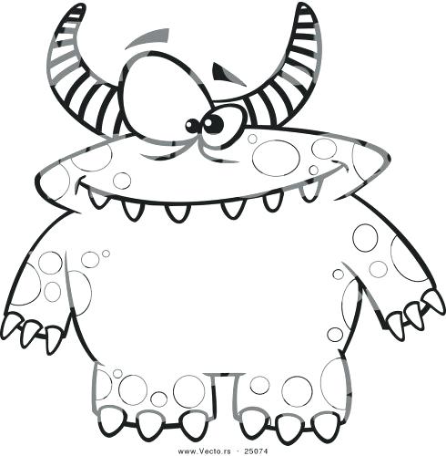 490x500 Cute Monster Coloring Pages Monster Energy Coloring Pages Monsters
