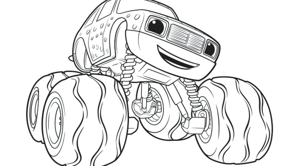 1024x576 Blaze And Monster Machines Coloring Pages And Blaze And