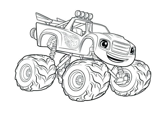 700x495 Blaze And The Monster Machines Coloring Pages Blaze The Monster
