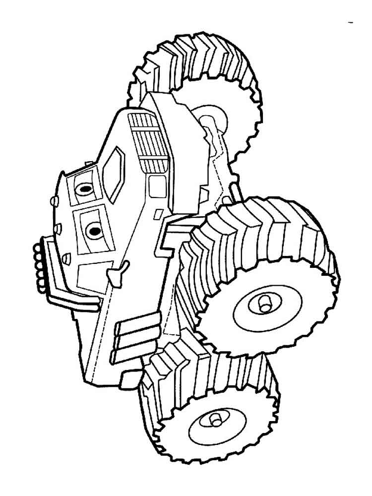 750x1000 Blaze And The Monster Machines Coloring Pages. Free Printable